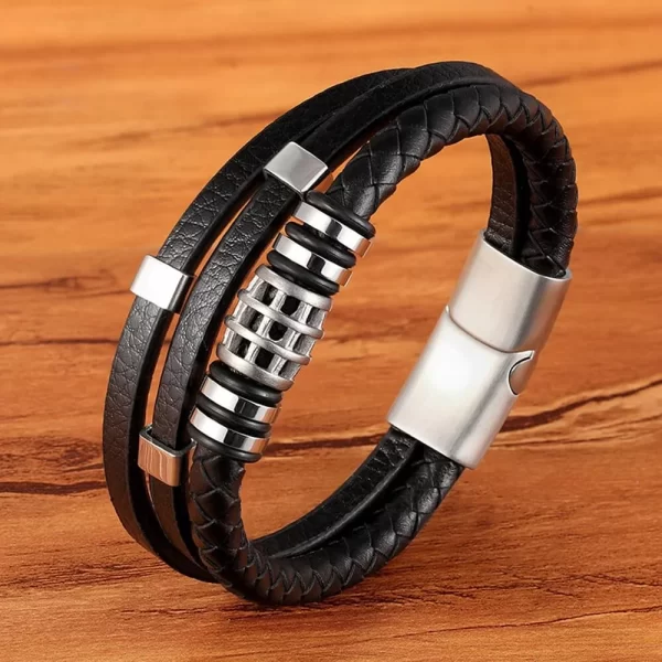 Pulsera De Cuero Granada - PAGO ANTICIPADO