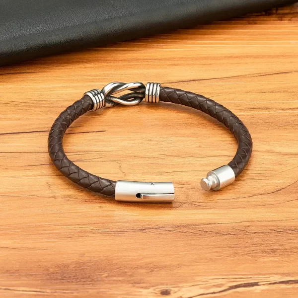 Pulsera Lazo De Cuero Lazo Union - PAGO ANTICIPADO - Imagen 3