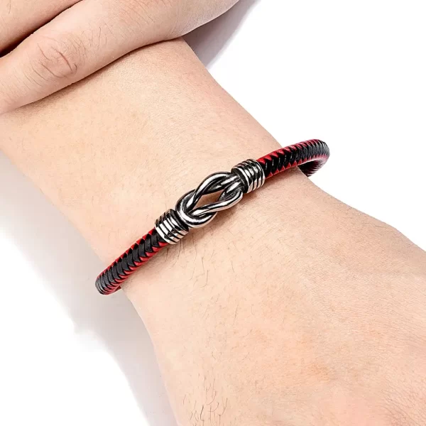 Pulsera Lazo De Cuero Lazo Union - PAGO ANTICIPADO - Imagen 6