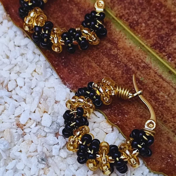 Candonga Pequeña Entorchada Color y Dorado - Imagen 16